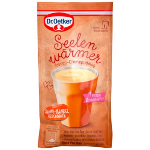 Dr.Oetker Seelenwärmer Tassen-Cremepudding Sahne-Mandel-Geschmack 59 g für 150 ml
