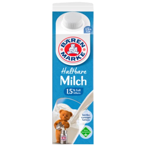 Bärenmarke H-Milch 1,5 % Fett 1 l
