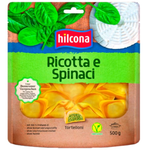 hilcona Tortelloni Ricotta e Spinaci 500 g
