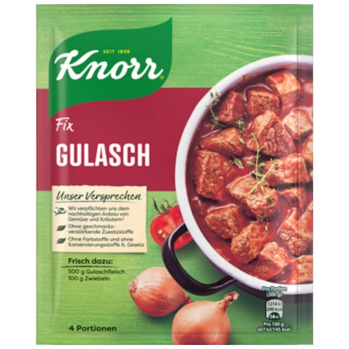 Knorr Fix Gulasch für 4 Portionen