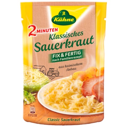 Kühne 2 Minuten Klassisches Sauerkraut fix & fertig 400 g