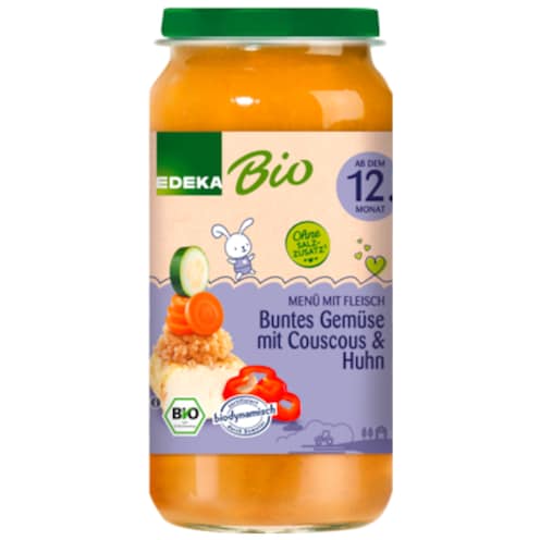 EDEKA Bio Buntes Gemüse mit Couscous & Huhn 250 g