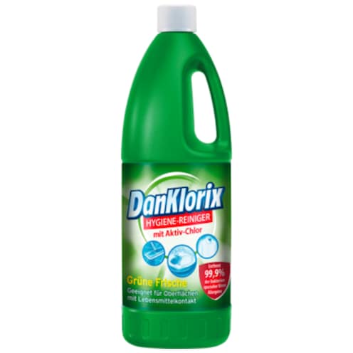 DanKlorix Hygiene-Reiniger Grüne Frische 1,5 l