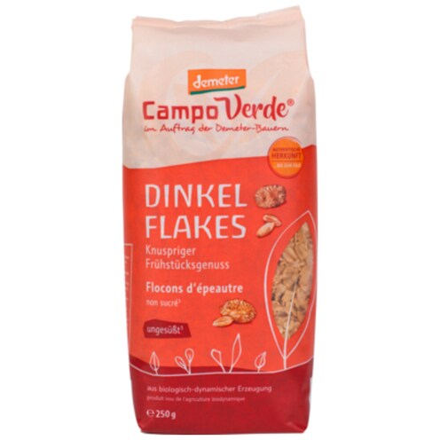 Campo Verde Demeter Bio Dinkel Flakes 250 g