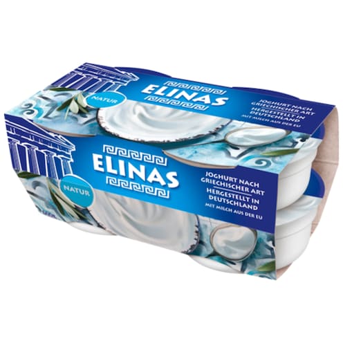Elinas Joghurt nach griechischer Art Natur 9,4 % Fett 4 x 150 g