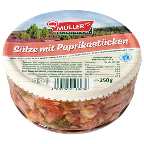 Müller's Sülze mit Paprikastückchen 250 g