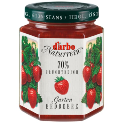 d'arbo Naturrein Fruchtreich Garten Erdbeer 200 g