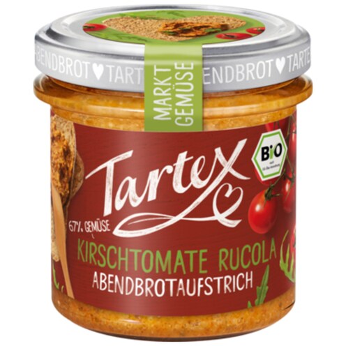 Tartex Bio Markt-Gemüse Rucola Kirschtomate 135 g