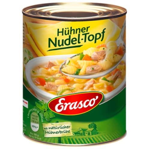 Erasco Hühner Nudel-Topf 800 g