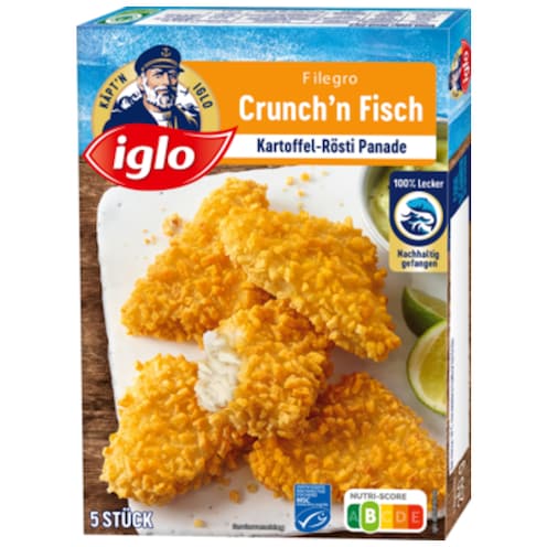 iglo MSC Filegro Crunch'n Fish 250 g