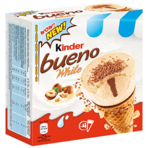Ferrero Kinder Bueno Eis white 4 Stück