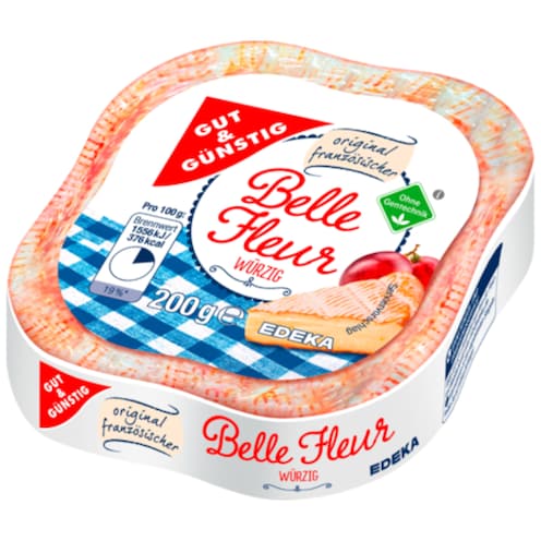 GUT&GÜNSTIG Belle Fleur – Französischer Weichkäse 60% Fett i. Tr. 200 g