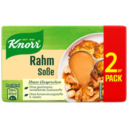 Knorr Rahm Soße für 2 x 250 ml