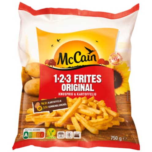 McCain 1.2.3 Frites Original 750 g