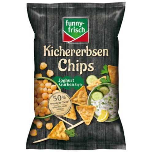 funny-frisch Kichererbsen Chips Joghurt Gurken Style 80 g