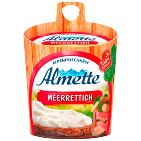 Almette Alpenfrischkäse Meerrettich 60 % Fett i. Tr. 150 g