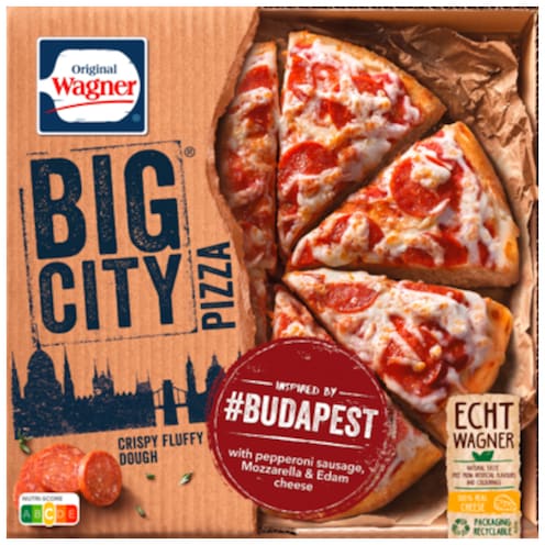 Original Wagner Big City Pizza Budapest 400 g