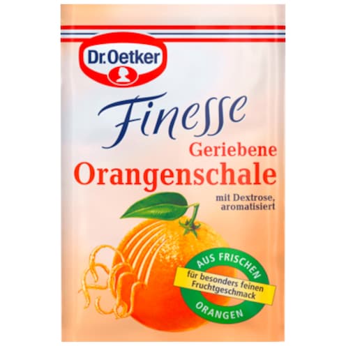 Dr.Oetker Finesse Geriebene Orangenschale 3 x 6 g