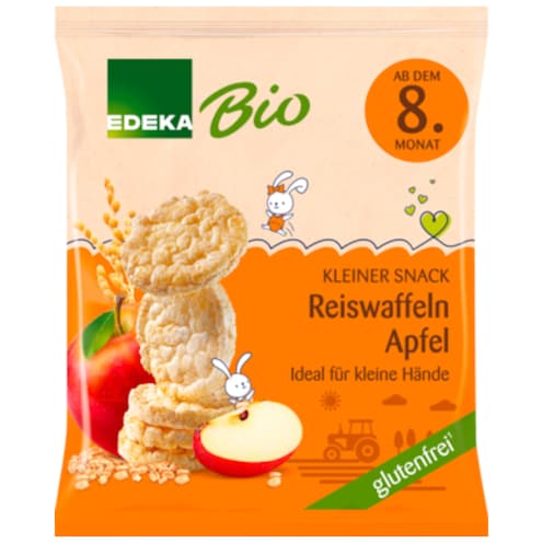 EDEKA Bio Reiswaffeln Apfel 35 g