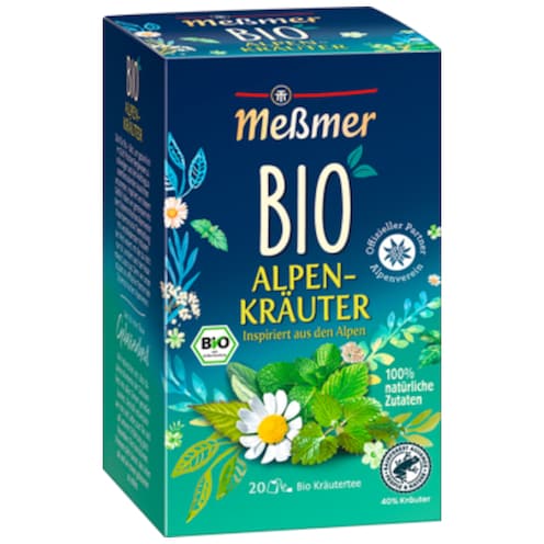 Meßmer Bio Alpenkräuter 20 Teebeutel