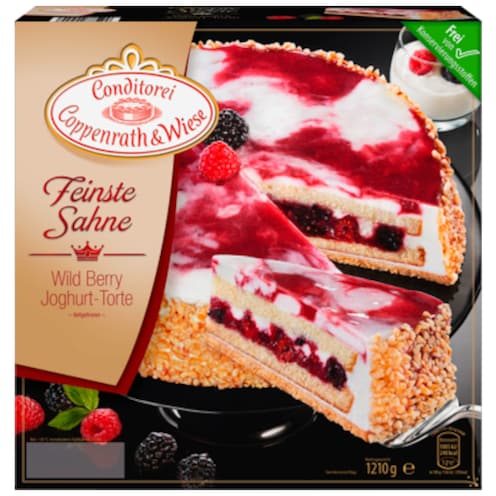 Conditorei Coppenrath & Wiese Feinste Sahne Wild-Berry-Joghurt Torte 1,21 kg
