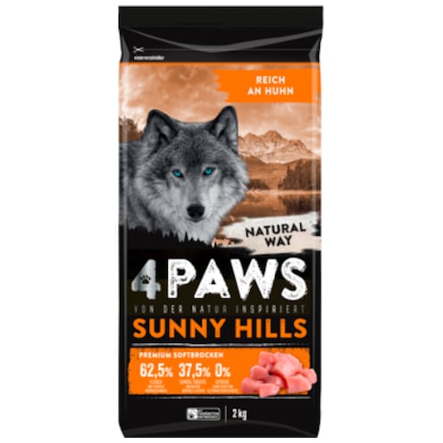 4PAWS Sunny Hills reich an Huhn 2 kg