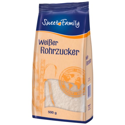 Sweet Family Weißer Rohrzucker 500 g