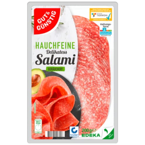 GUT&GÜNSTIG Hauchfeine Salami 200 g