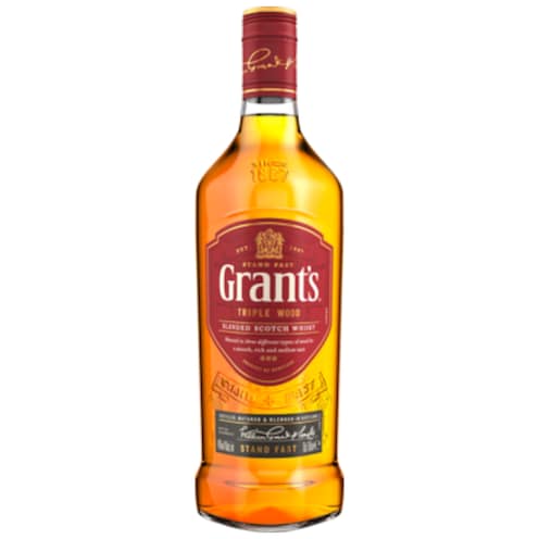 Grant's Triple Wood Blended Scotch Whisky 40 % vol. 0,7 l