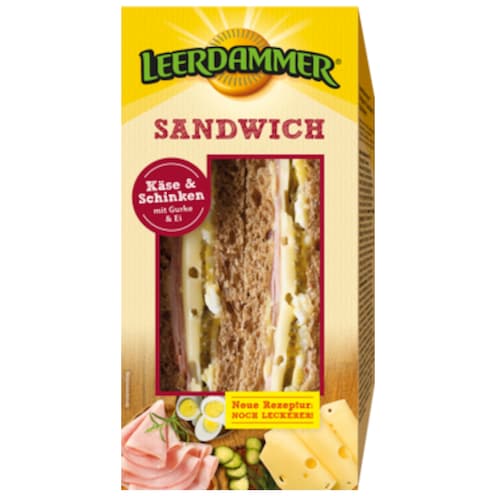 Leerdammer Sandwich Käse & Schinken 180 g