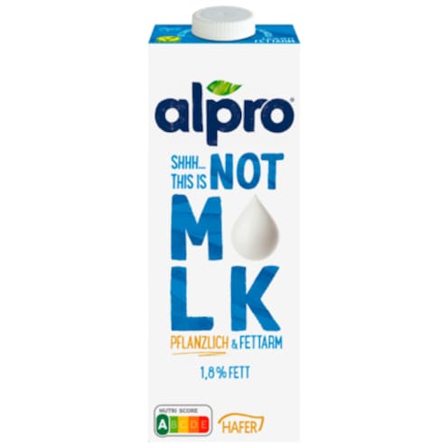 alpro Haferdrink This is not Milk fettarm 1,8 % Fett 1 l
