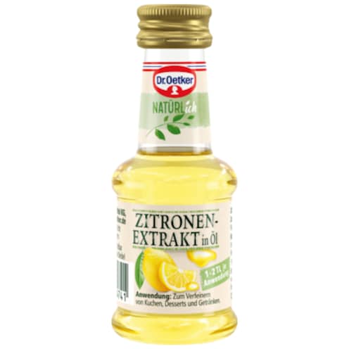 Dr.Oetker Natürlich Zitronenextrakt in Öl 35 ml