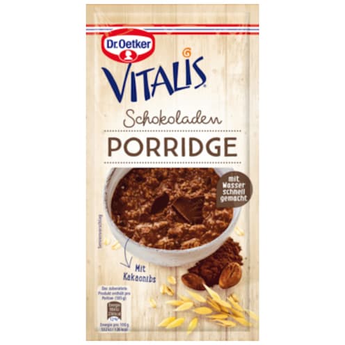 Dr.Oetker Vitalis Schokoladen Porridge 60 g für 125 ml