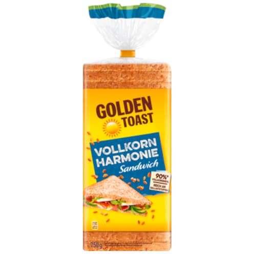 Golden Toast Vollkorn Harmonie Sandwich 20 Scheiben
