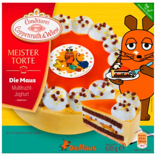 Conditorei Coppenrath & Wiese Meistertorte Die Maus Multifrucht-Joghurt Torte 620 g