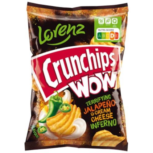 Lorenz Crunchips Wow Jalapeño & Cream Cheese 110 g