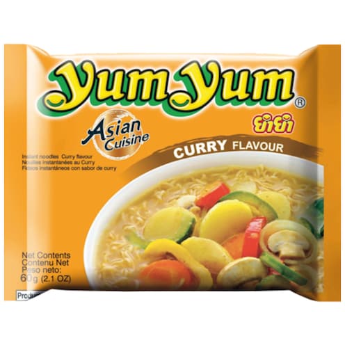 Yum Yum Instant Nudel Suppe Curry 60 g
