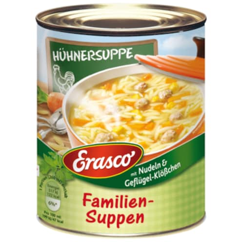 Erasco Familien-Suppen - Hühnersuppe 780 ml