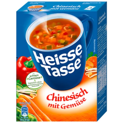 Heisse Tasse Chinesische Gemüse-Suppe für 450 ml