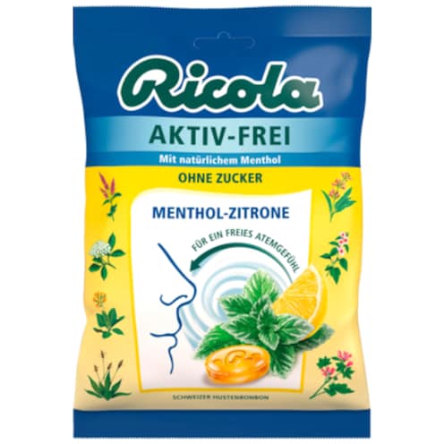 Ricola AKTIV-FREI Menthol-Zitrone 75 g
