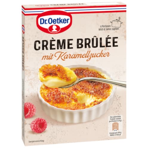 Dr.Oetker Crème Brûlée für 96 g für 400 ml