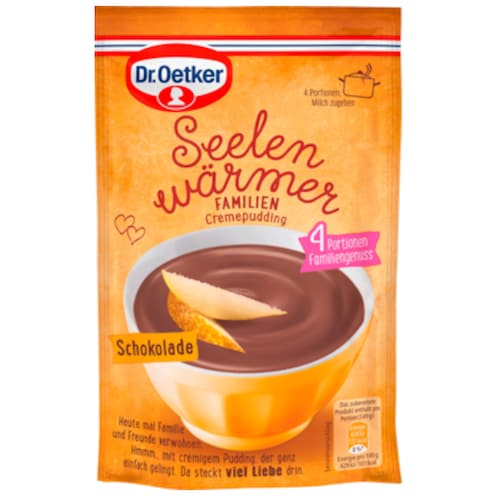 Dr.Oetker Seelenwärmer Familien-Cremepudding Schokolade 99 g
