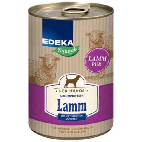 EDEKA Naturals Hundemenü Lamm pur 400 g