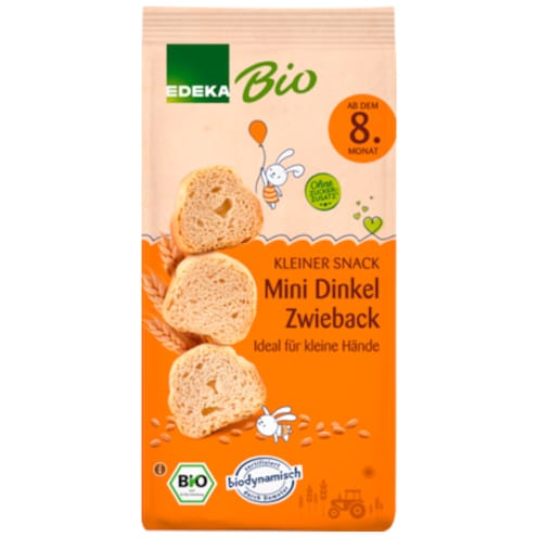 EDEKA Bio Mini Dinkel Zwieback 100 g