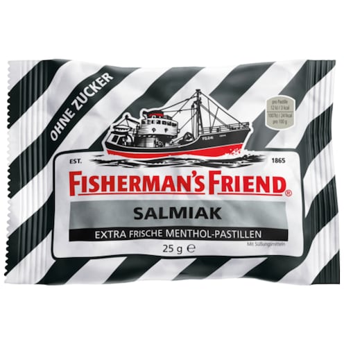 Fisherman's Friend Salmiak ohne Zucker Pastillen 25 g