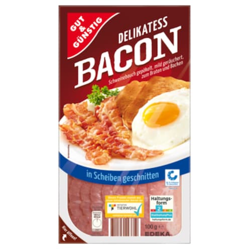 GUT&GÜNSTIG Bacon 100 g