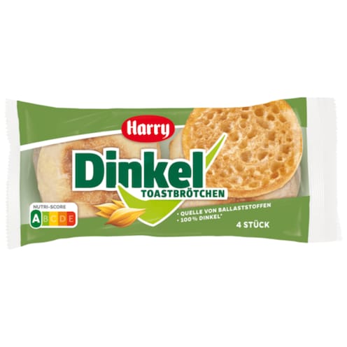 Harry Dinkel Toastbrötchen 4 Stück