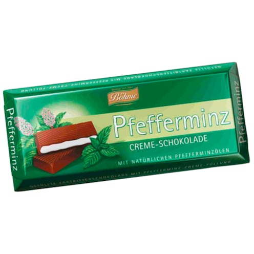 Böhme Pfefferminz Creme-Schokolade 100 g