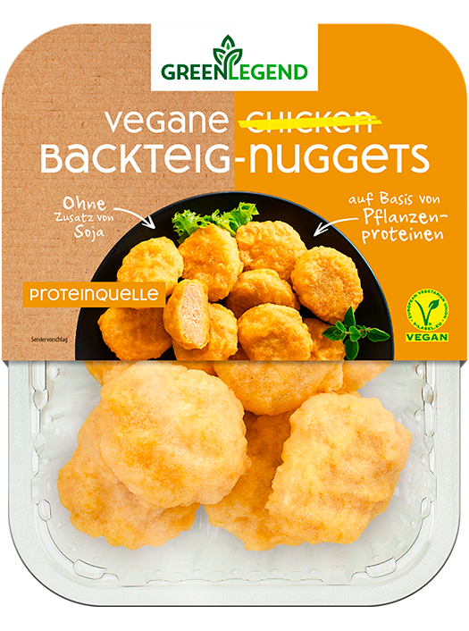 Green Legend vegane Chicken Backteig-Nuggets 180 g