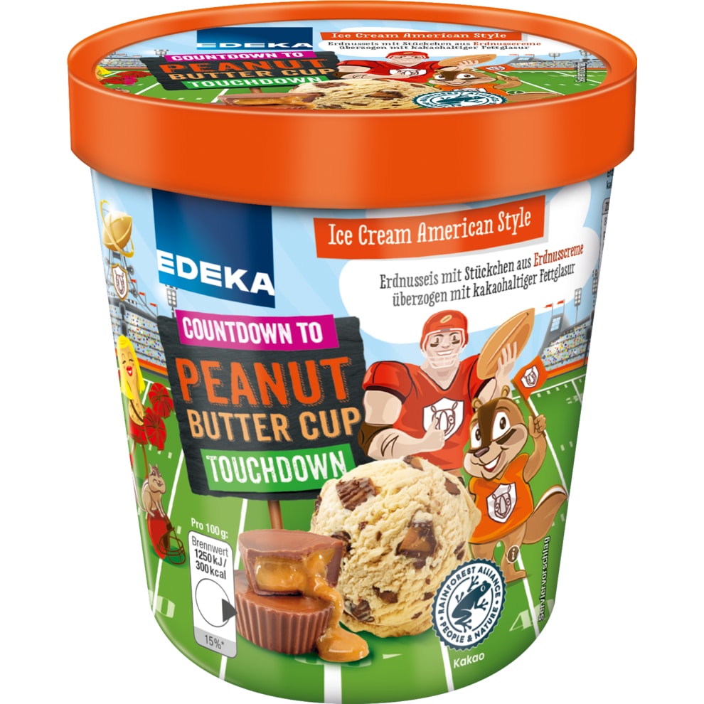 Edeka Peanutbutter Cup Eiscreme 500 ml